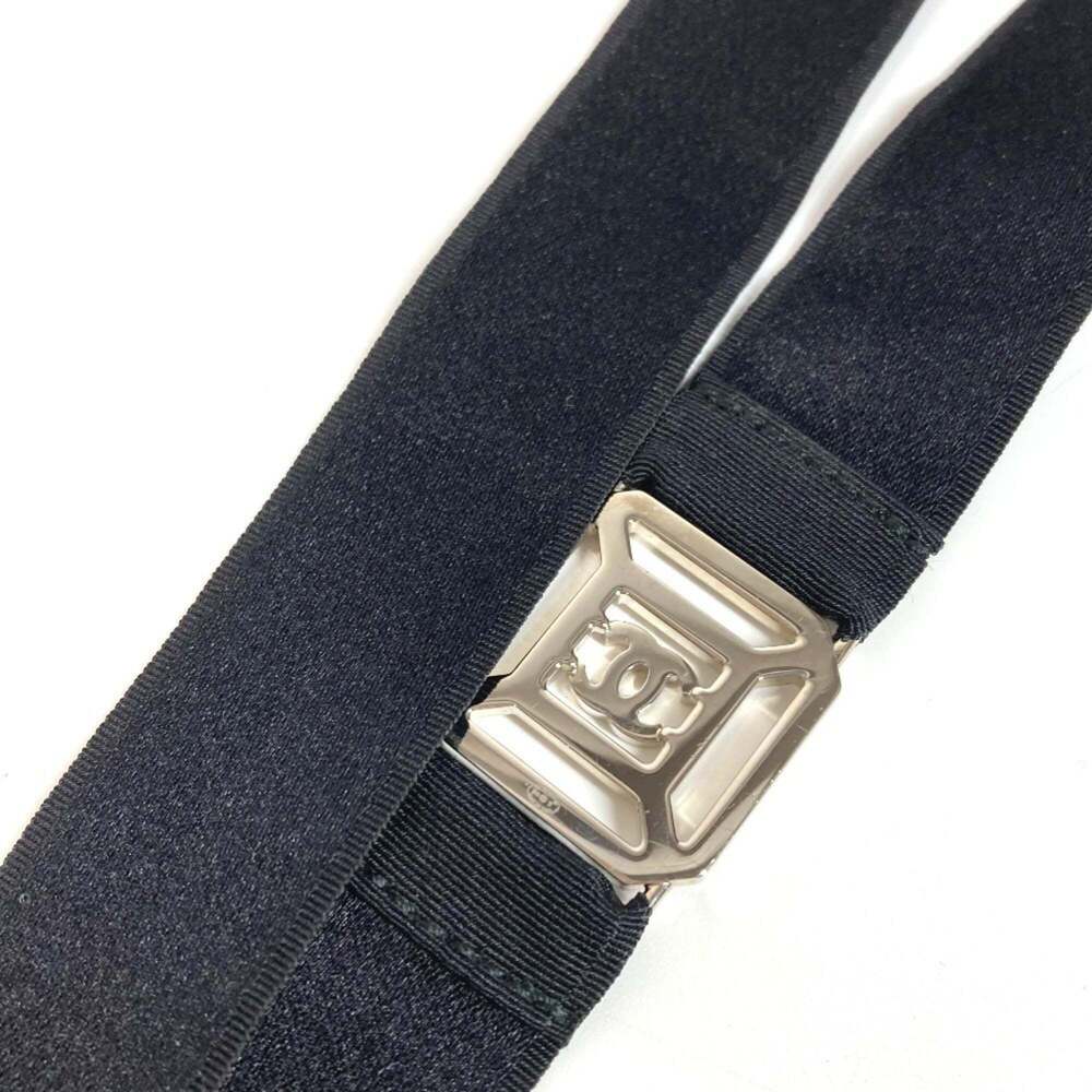CHANEL Black Logo Necklace - Picture 6 of 9
